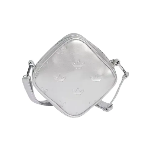Adidas Originals Adicolor Полиуретан Сумка через плечо Сумка на плечо Женская Металлический серебристый