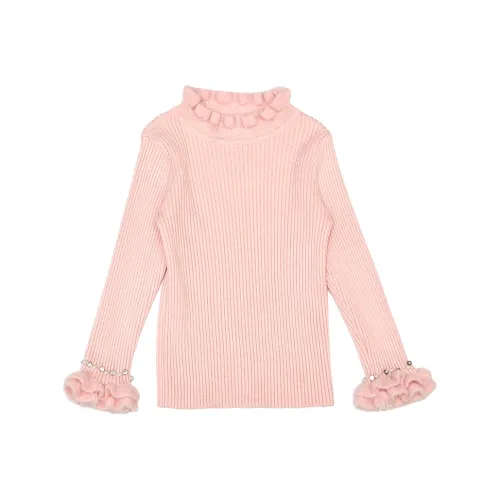 RHOBESAM Jimmy Dee Бусина Рукав Основа Свитер Розовый Kids Свитера