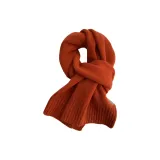 Кленовый лист, Апельсин, Чистая шерсть (Большой размер)