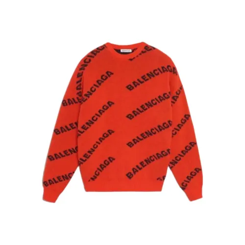 Balenciaga Red Men's Sweaters Баленсиага Красные Мужские Свитера
