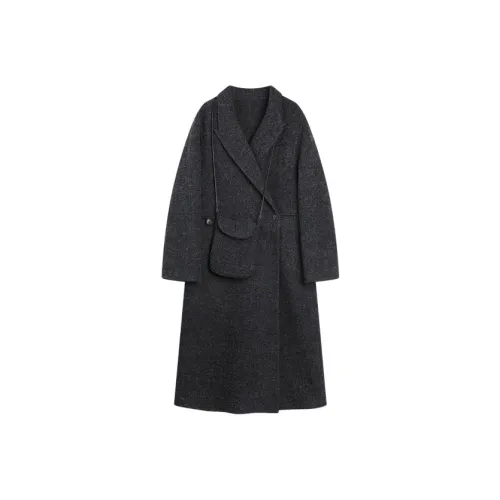 ELLE Черное Женское Пальто