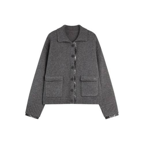 ELLE Средне-серый Женские Свитера