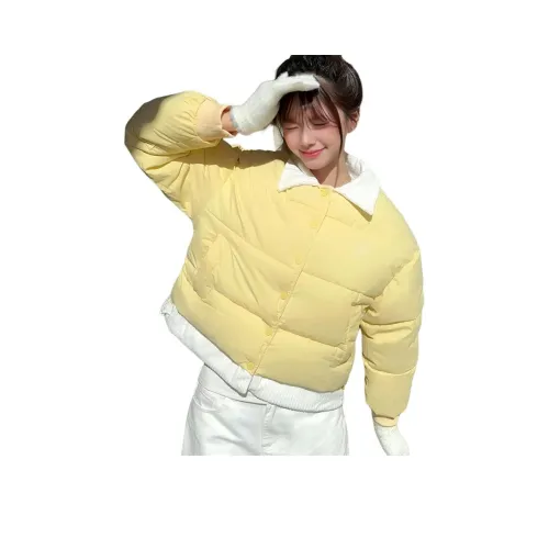 LANMOU Желтый Женские пуховики