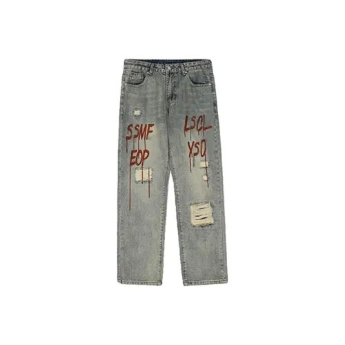 PLQV Синий Мужской Джинсы