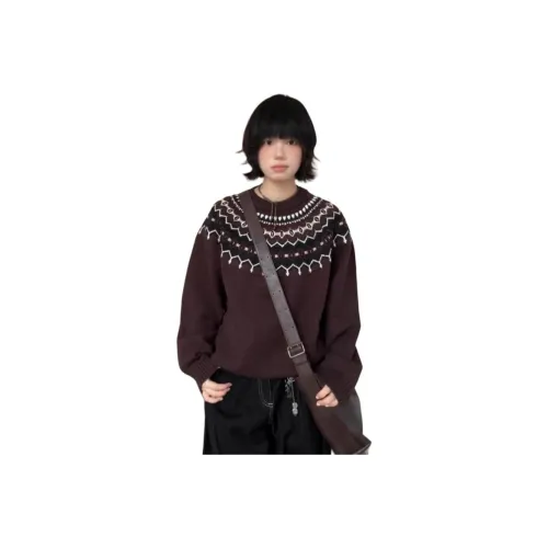 TUOFEI Коричневый Унисекс Трикотаж