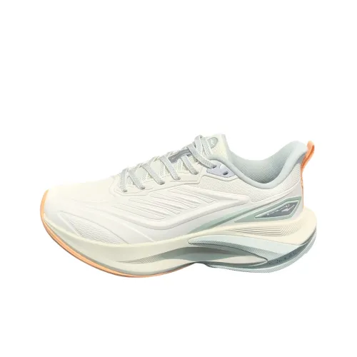 Erke Беговые кроссовки Низкий топ Хлопок Белый Морская пена Зеленый Женские