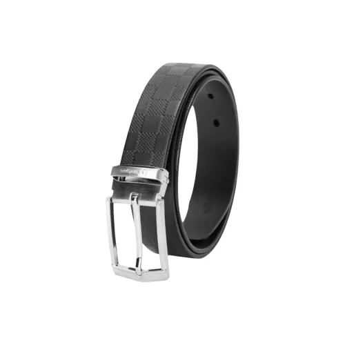 NAVIGARE Бизнес Дизайн Feel Клетчатый Кожаные ремни Мужской 3,4CM