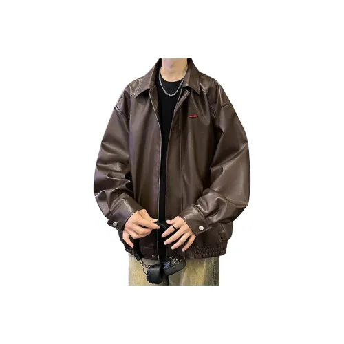 HOKLV Унисекс Кожаные куртки