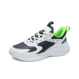 2507 Белый Синий Кожаный Верх