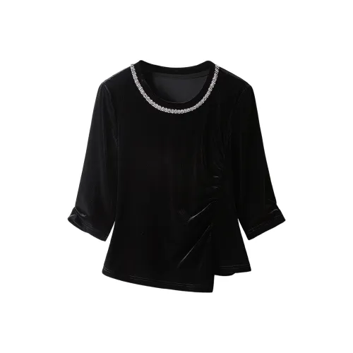 Cypress House Черные Женские T-рубашки