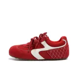 Бежевый Красный (с флисовой подкладкой)