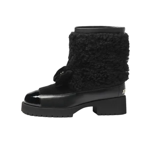 CHANEL COCO NEIGE серия 25N Короткие Сноубутсы Женские Черные