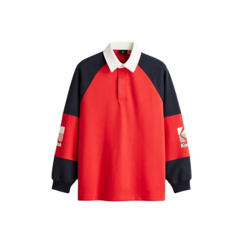 H M Ярко-красный Мужской Свитшот