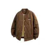 [Thickened и с флисовой подкладкой] Карамельный коричневый (Ма Фа Дай Кошка Логотип на груди)