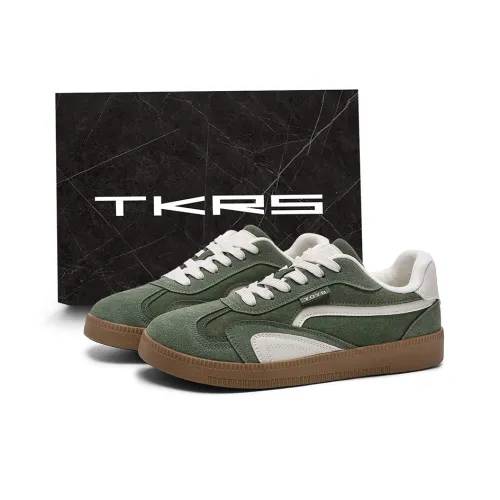 TKRS Износостойкий и Легкий Низкий Топ Скейтборд Кроссовки Мужские Зеленые