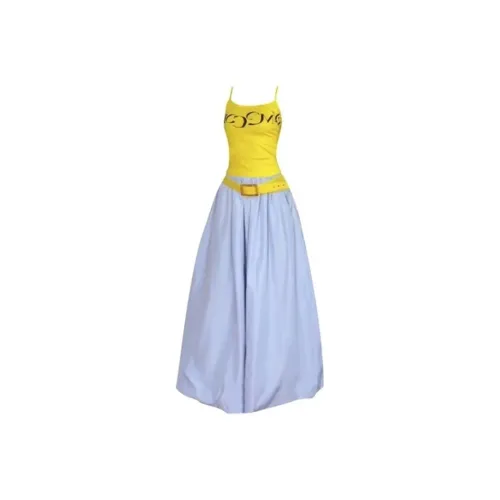 DANCANG Женский комплект с юбкой желтый