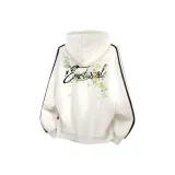 Белый, серый и черный полосы, с флисовой подкладкой (высококачественный флис)