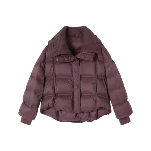 XIANGYING Бургунди Женские Пуховики