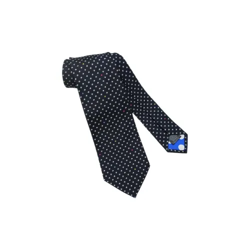 Paul Smith Шелковые галстуки Мужской Темно-синий Перламутрово-серый