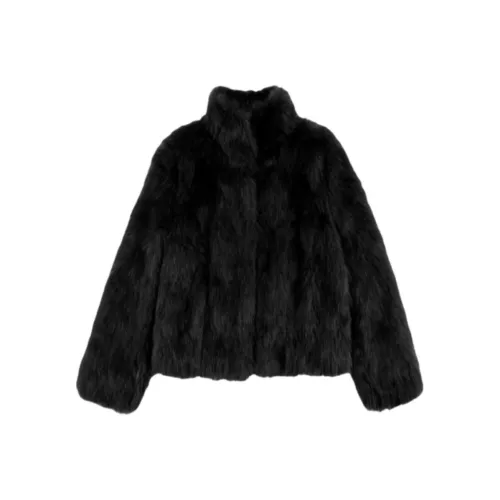 Shuya Черный Женские Бархатные Куртки