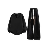 Черный топ + Черные брюки