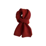 Анкора Red, Wool+Rabbit Wool Small Button Label