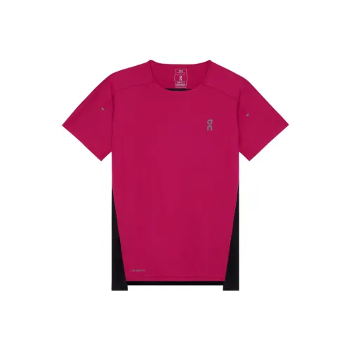 On Performance Гранат Красный Черный Женские T-Рубашки