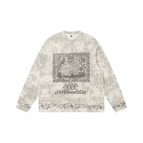 EeeeArtmonster Длинный рукав T-рубашка Унисекс