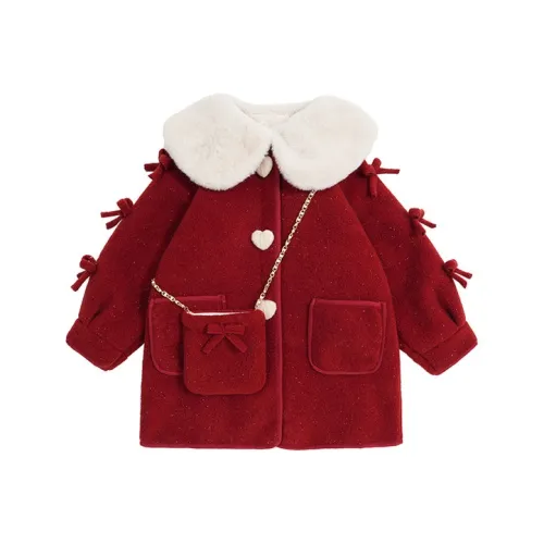 Деревянные дома Нейлон Пальто Детский Красный