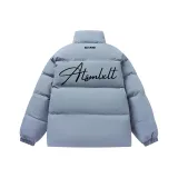 Синий (утолщенный хлопковый пуховик)