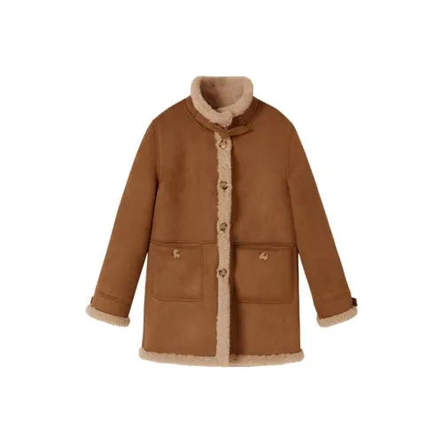 XIANGYING CAMEL Женская меховая одежда