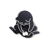 Котенок Вращающийся Брелок [Черный]