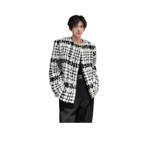 FRLMK Черный Белый Унисекс Куртки