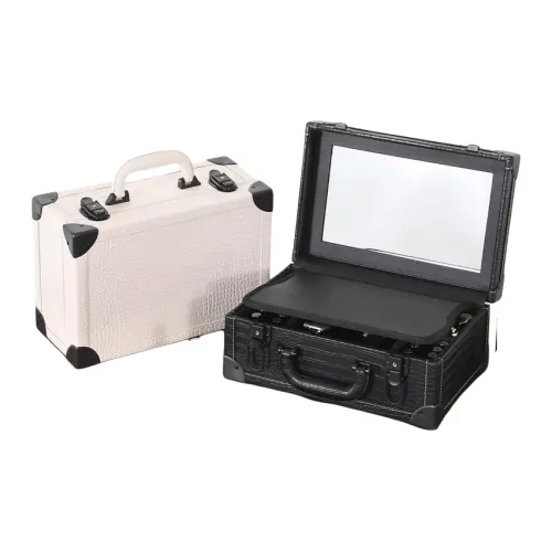 OMGD Профессиональный Портативный с Большим Зеркальцем и Большой Емкостью Красивый Кейс 37,5см×27,5см×10см