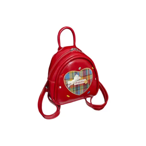 BUBM ПУ (полиуретан) Рюкзак Стандартный Женский Красный Кофейный