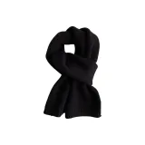 Черный, шерсть + шерсть кролика, маленький, пряжка, ярлык