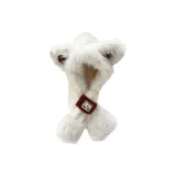 Круглый комплект из двух частей для ушей [Бежевый Красный]