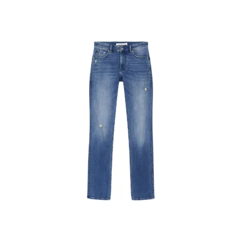 Calvin Klein Blue Men's Jeans Кальвин Кляйн Синий Мужской Джинсы