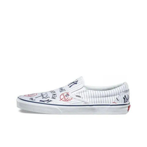 Vans Slip On Series Скейтборд Кроссовки Унисекс Белый