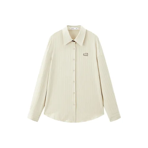 LEDIN Светло-серый Абрикос В наличии Женские Рубашки