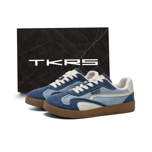 TKRS Износостойкий и Легкий Низкий Топ Скейтборд Кроссовки Мужские Синие