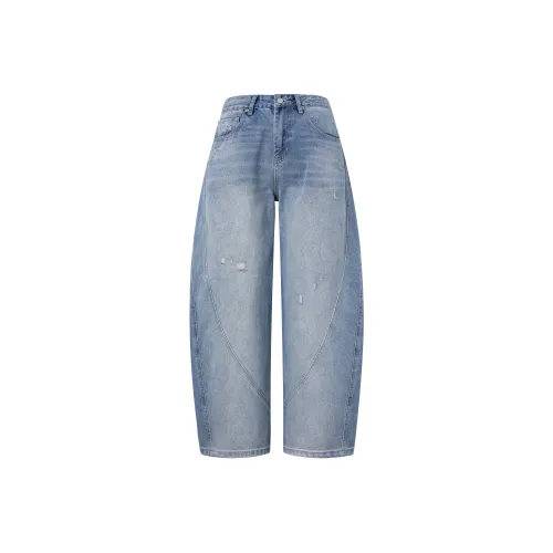 HARSIINCN H25AMNK468 Blue Unisex Jeans HARSIINCN H25AMNK468 Синий Унисекс Джинсы