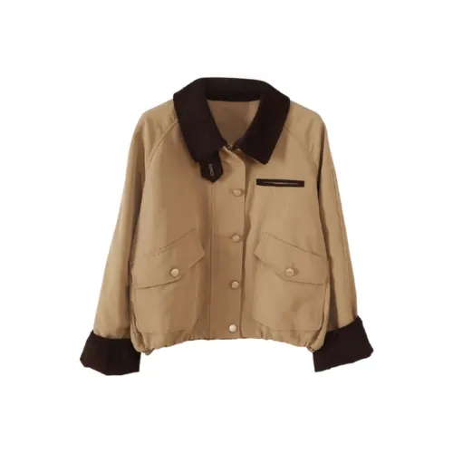 YGPRW Хаки Женские Куртки