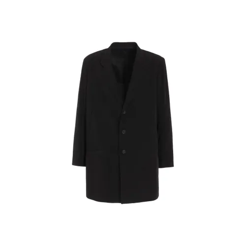 Yohji Yamamoto S'YTE FW25 Китайский креп Длинный Tailored Куртка Бизнес Костюм Унисекс
