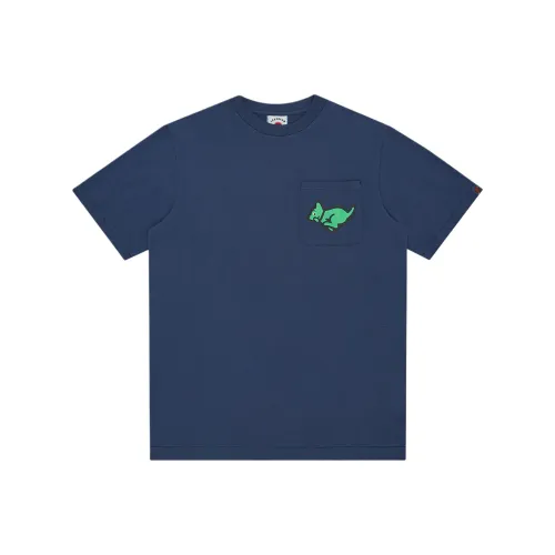 Мороженое морской синий мужская футболка T-рубашка