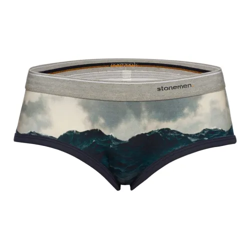STONEMEN MID Длина шагового шва (передняя задняя посадка) Трусики-бикини Женские Волна