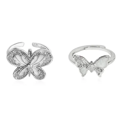 DVNRR Кольца с кубическим цирконием Женские