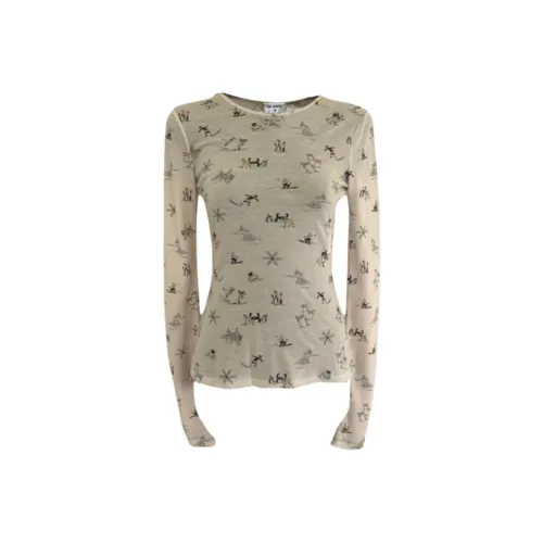 Chanel Белые Женские T-рубашки