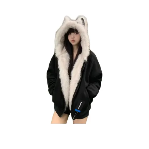 WKOOG Черный Желтый Унисекс Пуховики