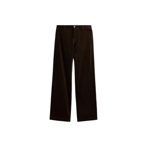 H M Коричневый Мужской Повседневный Брюки